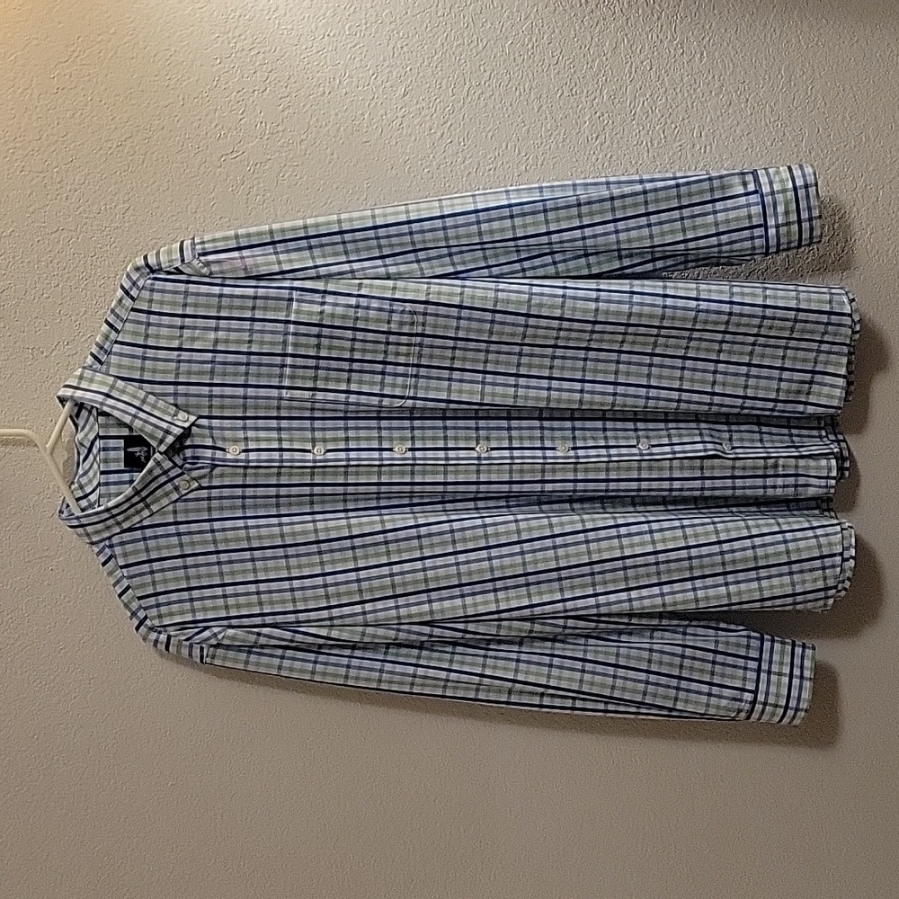 Johnnie-O Button-down Prep-Performance Shirt - White/Plaid - XL
